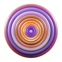 magnificent minimalist A series of concentric circles, radiating outwards in a hypnotic pattern, psychedelic art style high resolution png