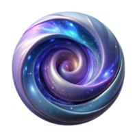 beautiful abstract A swirling vortex of stardust and nebulae, with a cosmic, ethereal glow, space art style professional png
