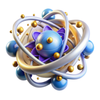 vibrant vintage A quantum computer processing complex data, visualized by swirling particles of light and energy, in a scientific visualization style authentic png