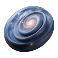 vibrant minimalist A telescopic view of a distant galaxy, visualized by swirling clouds of gas and dust, in an astronomical photography style detailed png