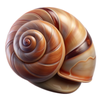 elegant minimalist A close-up of a snail's shell, intricate patterns and textures, macro photography style original png
