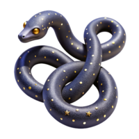 elegant abstract An enigmatic Aboriginal Dreamtime serpent weaving through the cosmos, creating stars with its shimmering scales. Aboriginal dot painting style high quality png