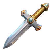 extraordinary creative A medieval sword in its scabbard, intricate metalwork, realistic detail, soft lighting exclusive png