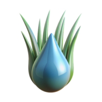 dramatic minimalist A single rain drop clinging to a blade of grass, macro photography, reflective lighting original png