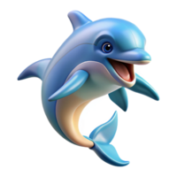 elegant abstract A playful dolphin leaping out of the ocean, bright, sunny lighting, dynamic and joyful style professional png