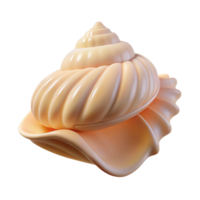 elegant modern A single, perfect seashell resting on white sand, illuminated by soft, diffused light, with a minimalist, clean photography style 4K png