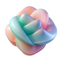 extraordinary contemporary A series of overlapping, translucent shapes, creating a sense of depth and layering, in a soft, pastel color palette genuine png
