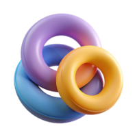 stunning traditional A series of overlapping circles with varying sizes and colors, creating a sense of depth and movement 4K png