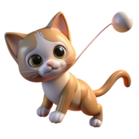 wonderful artistic A playful kitten batting at a string, illuminated by soft window light, in a charming, photorealistic style exclusive png