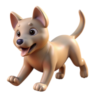 beautiful contemporary A playful puppy chasing its tail, soft natural lighting, playful and energetic professional png