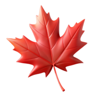 serene artistic A single, perfect red maple leaf falling, caught in a beam of sunlight against a pitch-black void, hyperrealistic style exclusive png