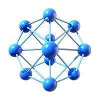 stunning artistic A network of interconnected lines and nodes, pulsating with energy, in a cool, electric blue color scheme, in a minimalist, data visualization style high resolution png