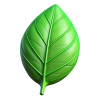 extraordinary abstract A single, perfect green leaf, veins intricate and detailed, illuminated by soft, diffused light, with a botanical illustration style detailed png