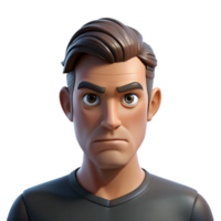 dramatic rustic Portrait of a man with a stern expression and a strong jawline, illuminated by a harsh, directional light, in a gritty, realistic style original png
