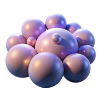 elegant artistic A field of softly glowing orbs, varying in size and intensity, creating a sense of depth and movement 4K png