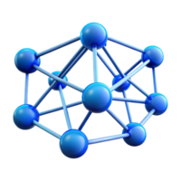 beautiful minimalist A network of interconnected lines and nodes, pulsating with energy, in a cool, electric blue color scheme, in a minimalist, data visualization style high quality png