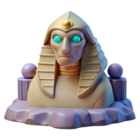 stunning vintage A stoic sphinx with enigmatic eyes, guarding a hidden tomb, in the desert at sunset, in a mysterious, surreal style authentic png