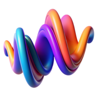 dramatic creative An abstract representation of sound waves, using vibrant colors and flowing lines, in a dynamic style detailed png