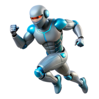 wonderful creative A futuristic exoskeleton enhancing human strength and agility, dynamic, action-oriented style professional png