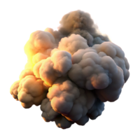 serene abstract A cloud of smoke and dust, swirling and billowing in slow motion, lit by a dramatic, backlighting, in a dark, atmospheric style authentic png