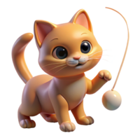 serene minimalist A playful kitten batting at a string, illuminated by soft window light, in a charming, photorealistic style exclusive png