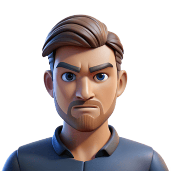 stunning rustic Portrait of a man with a stern expression and a strong jawline, illuminated by a harsh, directional light, in a gritty, realistic style premium png