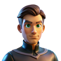 stunning artistic Portrait of a person with a determined expression and strong posture, illuminated by a powerful, heroic light, in a comic book style authentic png