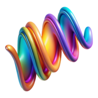 vibrant abstract An abstract representation of sound waves, using vibrant colors and flowing lines, with a dynamic, kinetic art style premium png