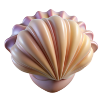 elegant creative A close-up of a seashell, intricate details, macro photography style premium png