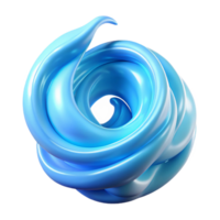 vibrant contemporary A powerful elemental spirit made of swirling water, its form constantly shifting and changing, illuminated by a soft, blue light. Ethereal lighting. Abstract style high resolution png