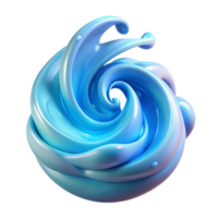 dramatic rustic A powerful elemental spirit made of swirling water, its form constantly shifting and changing, illuminated by a soft, blue light. Ethereal lighting. Abstract style premium png