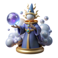 beautiful rustic A wise oracle gazing into a crystal ball, surrounded by swirling mist and runes, in a mystical, fantasy style professional png