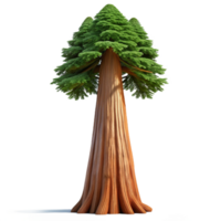 magnificent rustic A giant sequoia tree towering over a forest, majestic and awe-inspiring, photorealistic style, natural lighting high quality png