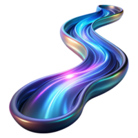beautiful vintage A dynamic, flowing river of light, cascading and swirling through a dark void, illuminated by a vibrant, iridescent glow, in a fluid, light painting style premium png