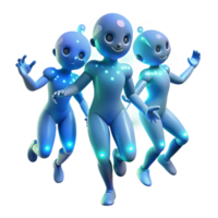 magnificent rustic A group of playful sprites dancing in a moonlit glade, their bodies emitting a soft, bioluminescent glow. Dreamlike, ethereal lighting. Surrealist style detailed png