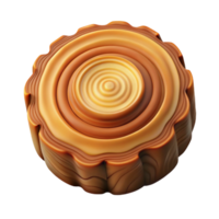 magnificent rustic A cross-section of a tree trunk, showing intricate growth rings, warm, low-key lighting, scientific illustration style original png
