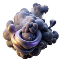 elegant creative A dynamic composition of swirling smoke and light, with dramatic chiaroscuro lighting and a mysterious atmosphere premium png
