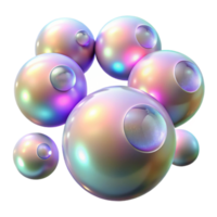 serene vintage A field of floating orbs with iridescent surfaces, emitting a soft, internal glow, in a surreal, magical realism style genuine png