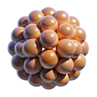 elegant minimalist A cluster of rotating, geometric spheres, casting intricate shadows, illuminated by a bright, multi-directional light, in a minimalist, kinetic art style high resolution png