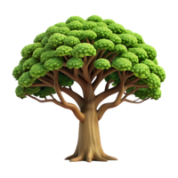 stunning traditional A majestic oak tree with sprawling branches, dappled sunlight, realistic style high resolution png