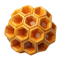 extraordinary classic A close-up of a honeycomb, intricate detail, macro photography 4K png