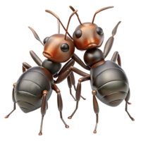 wonderful minimalist A colony of ants working together, close-up view, natural lighting, documentary style genuine png