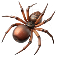 wonderful vintage A close-up of a spider spinning a web, macro photography, detailed process high resolution png