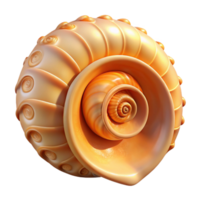 beautiful contemporary A spiral seashell, intricate patterns and textures, warm natural light, macro photography style high resolution png