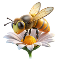 magnificent artistic A close-up of a bee collecting pollen from a flower, macro photography, detailed and vibrant high resolution png