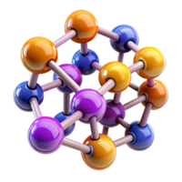 extraordinary classic A group of nanobots assembling a complex molecular structure, vibrant colors, scientific visualization 4K png