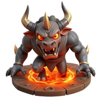 skön modern en skrämmande minotaur med lysande röd ögon, laddning genom en labyrint av obsidian, upplyst förbi flimmer fackelsken. dynamisk, handlingsinriktad. mörk fantasi stil äkta png