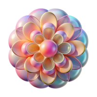 vibrant modern A kaleidoscope of overlapping, translucent circles, in pastel shades, illuminated by a warm, ambient light, in a minimalist, geometric abstraction style exclusive png