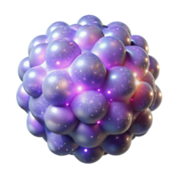 beautiful creative A field of glowing particles forming a nebula-like structure, with soft, diffuse lighting and a cosmic aesthetic exclusive png