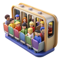 impressive abstract A crowded subway car with diverse passengers, candid photography style, fluorescent lighting authentic png